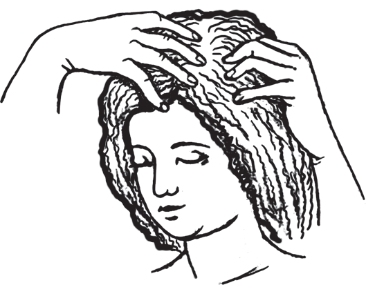 Массаж плеч, шеи и волосистой части головы