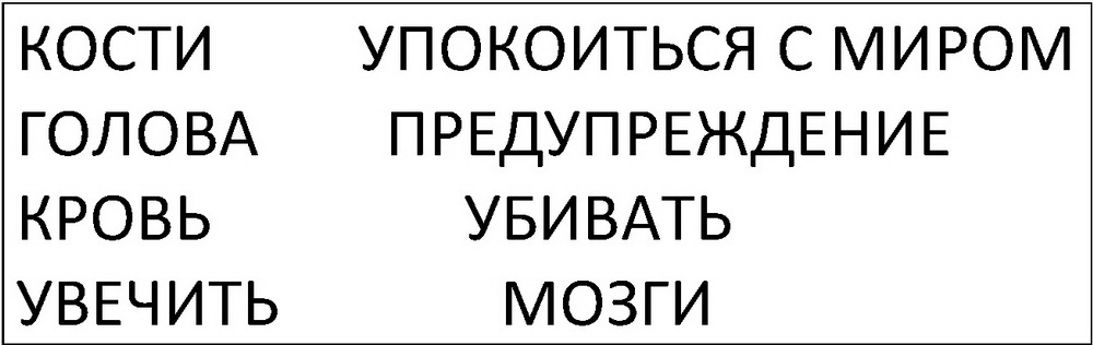 7. Обещания убийства